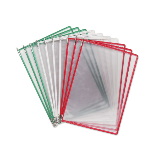 Tarifold metalen wand zichtpanelensysteem, A4, 10 zichtpanelen, Italië kleuren