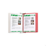 Tarifold metalen wand zichtpanelensysteem, A4, 10 zichtpanelen, Polen kleuren