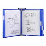 Tarifold metalen wand informatie zichtpanelensysteem, A4, 10 zichtpanelen