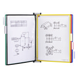 Tarifold metalen wand zichtpanelensysteem, A4, 5 zichtpanelen