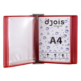 Tarifold Roestvrij stalen wand zichtpanelensysteem, A4, 10 Drypockets