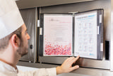 Tarifold antimicrobiële wand zichtpanelensysteem van roestvrij staal, A4, 10 zichtpanelen