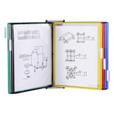 Tarifold magnetische wand zichtpanelensysteem, A4, 10 zichtpanelen