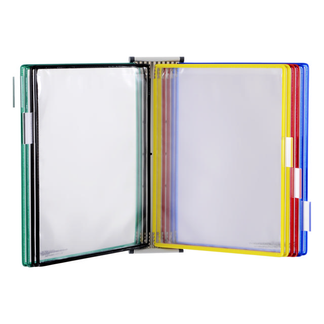 Tarifold magnetische wand zichtpanelensysteem, A4, 10 zichtpanelen