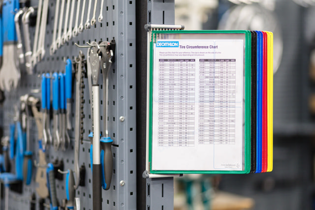 Tarifold magnetische wand zichtpanelensysteem, A4, 10 zichtpanelen