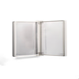 Acrylic wand zichtpanelensysteem, A4, 8 zichtpanelen