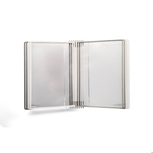 Acrylic wand zichtpanelensysteem, A4, 8 zichtpanelen