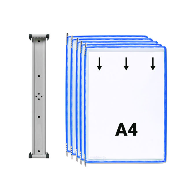 Tarifold magnetische wand zichtpanelensysteem, A4, 5 zichtpanelen