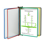 Tarifold magnetische wand zichtpanelensysteem, A4, 5 zichtpanelen
