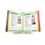 Tarifold metalen bureau zichtpanelensysteem, 10 zichtpanelen, Belgie kleuren