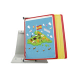 Tarifold metalen bureau zichtpanelensysteem, 10 zichtpanelen, Spanje kleuren