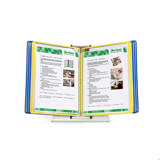 Tarifold metalen bureau zichtpanelensysteem, 10 zichtpanelen, Zweden kleuren