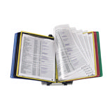 Tarifold metalen bureau zichtpanelensysteem, A4, 10 FoldFive zichtpanelen