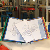 Tarifold metalen bureau zichtpanelensysteem, A4, 10 FoldFive zichtpanelen