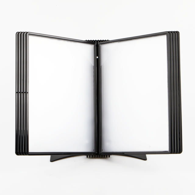 Easy Load ''Black edition'' bureau zichtpanelensysteem, A4, 10 PP zichtpanelen