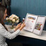 Acrylic bureau zichtpanelensysteem, A4, 8 zichtpanelen