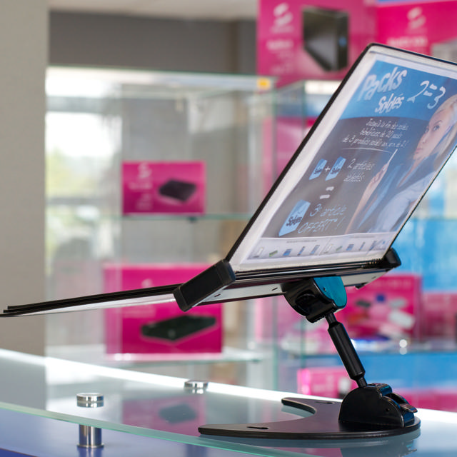 Tarifold 3D bureau zichtpanelensysteem, A4, 5 zichtpanelen