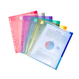 Color Collection geperforeerde enveloppen tas, A4, horizontaal