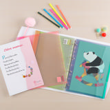 Color Collection geperforeerde enveloppen tas, A4, horizontaal