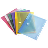 Color Collection geperforeerde enveloppen tas, A4, horizontaal