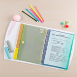 Color Collection geperforeerde enveloppen tas, A4, horizontaal