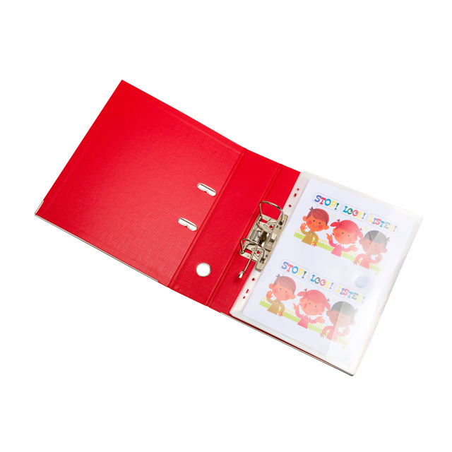Color Collection geperforeerde enveloppen tas, A4, horizontaal