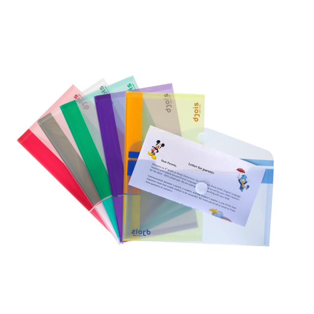 Color Collection enveloppen tas, chequeboek, horizontaal