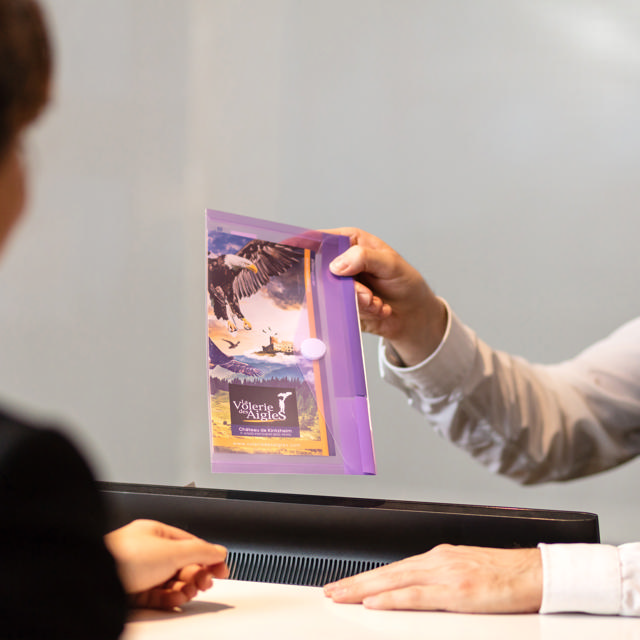 Color Collection enveloppen tas, chequeboek, horizontaal