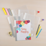 Color Collection enveloppen tas, A4, horizontaal