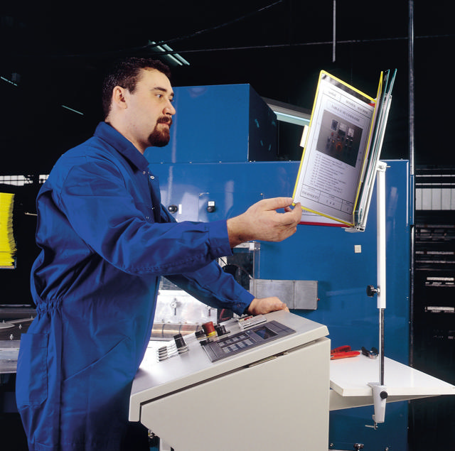 Bureauzuil voor zichtpanelensystemen, voor 10 tot 20 A4-zichtpanelen