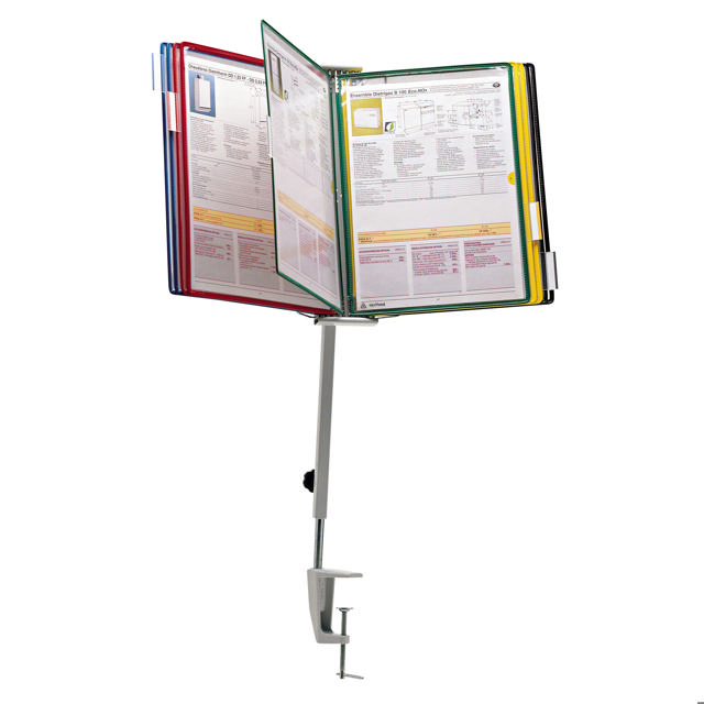 Bureauzuil voor zichtpanelensystemen, voor 10 tot 20 A4-zichtpanelen