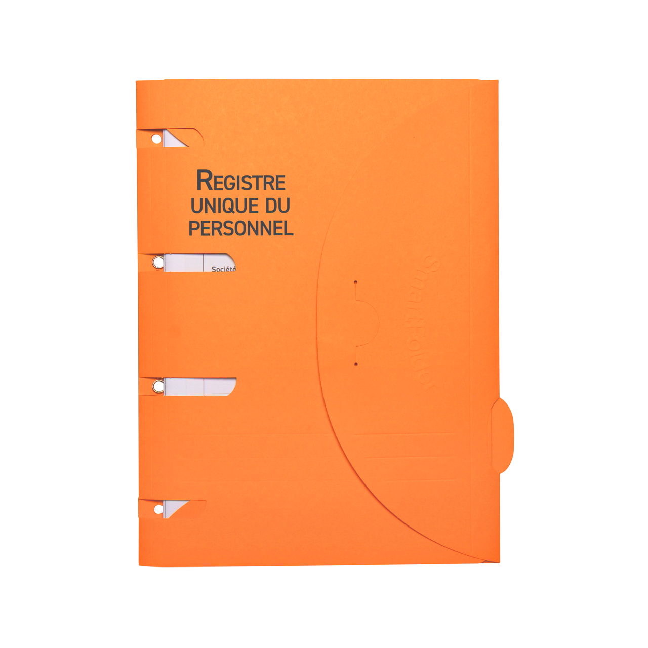 Smartfolder geperforeerde opbergmappen, met tab, voorbedruk, Single staff register, A4