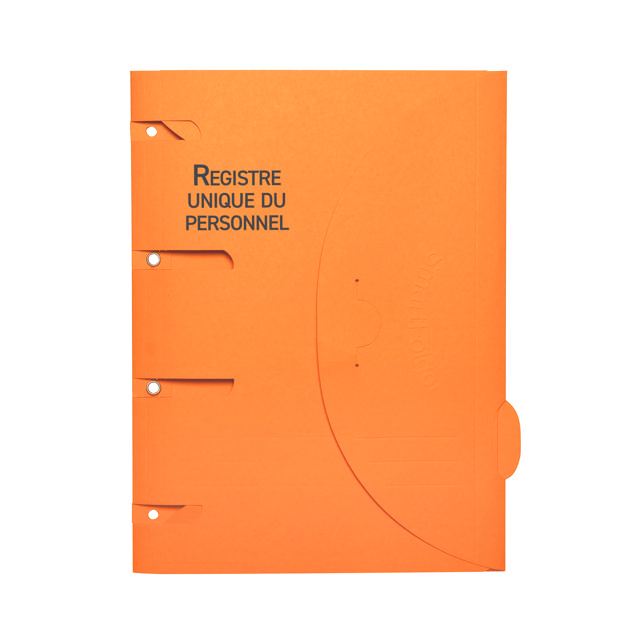 Smartfolder geperforeerde opbergmappen, met tab, voorbedruk, Single staff register, A4