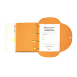 Smartfolder geperforeerde opbergmappen, met tab, voorbedruk, Single staff register, A4
