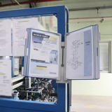Tarifold Design wand zichtpanelensysteem, A4, 10 PP zichtpanelen