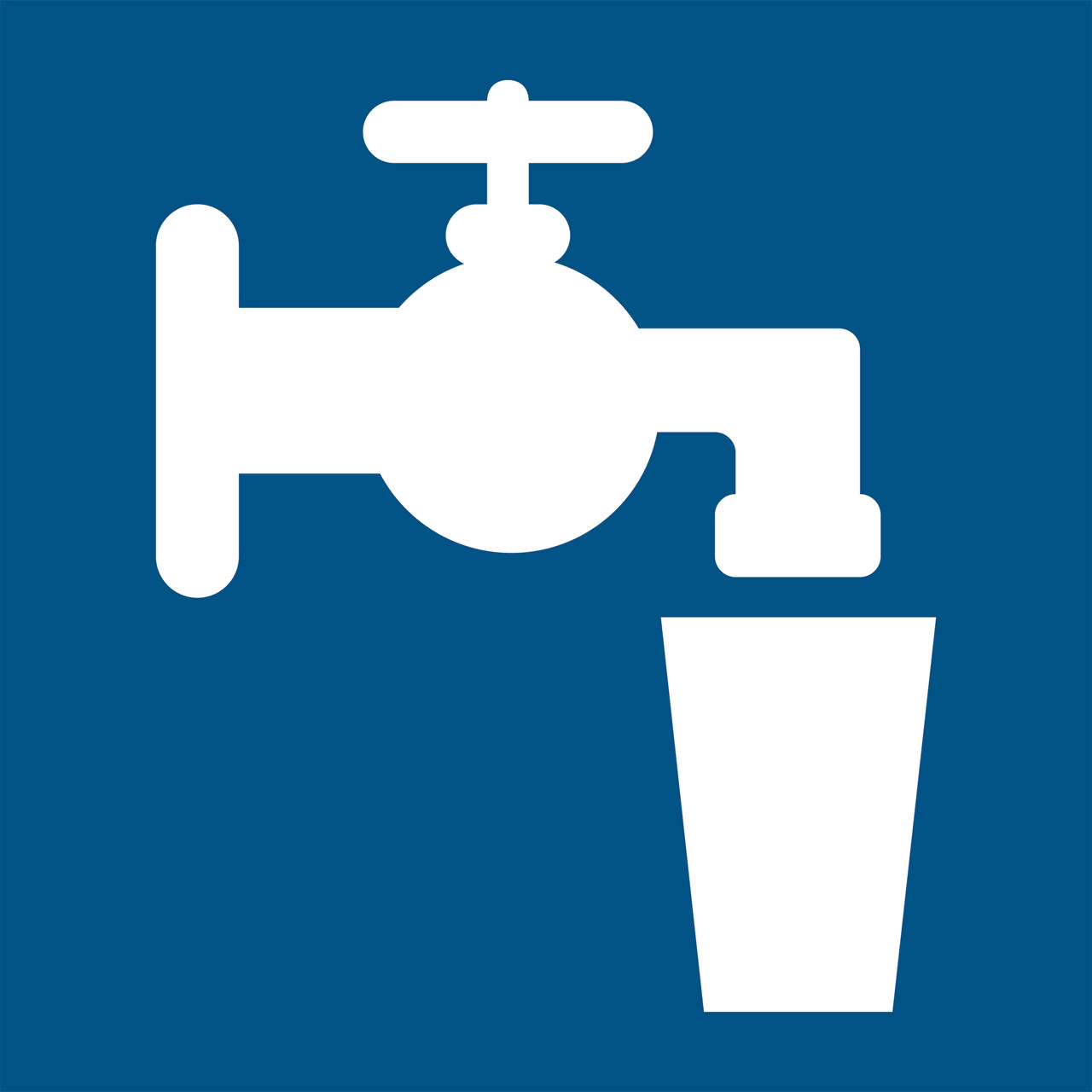 Pictogram Drinkwaterpunt, 150 x 150 mm