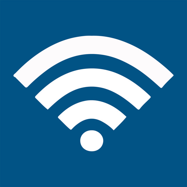 Pictogram Wifi-sign, 150 x 150 mm