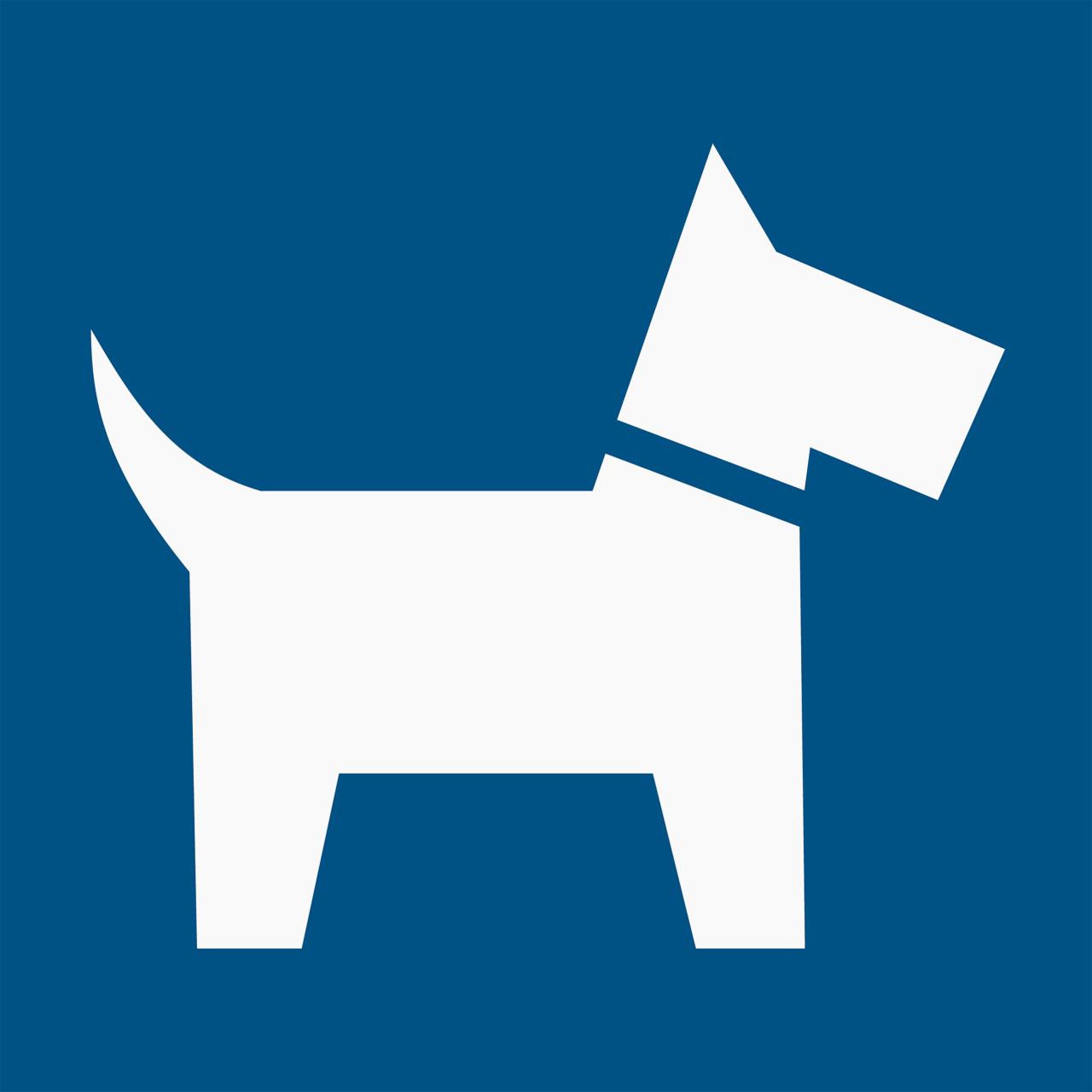 Pictogram Hond-sign , 100 x 100 mm