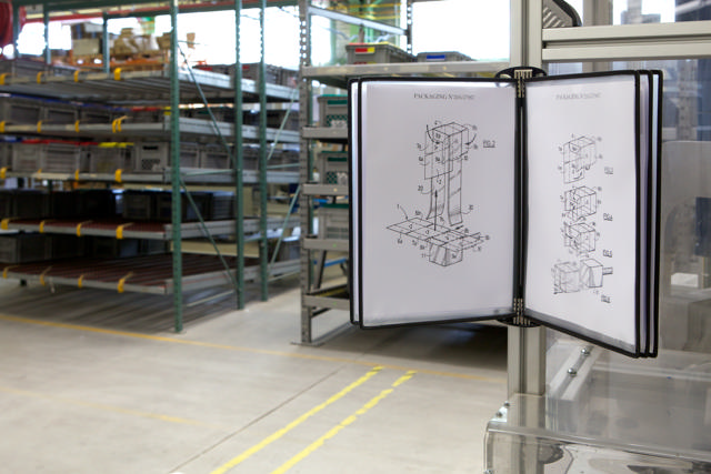 Tarifold Pro wand zichtpanelensysteem, A4, 10 zichtpanelen