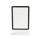 Acryl T-standaard med A4 Magneto display frame, dubbelzijdig, staand