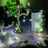 Aanpasbare acryl tafelkaart, rechthoek