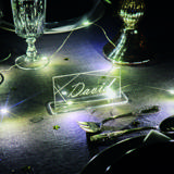 Aanpasbare acryl tafelkaart, rechthoek