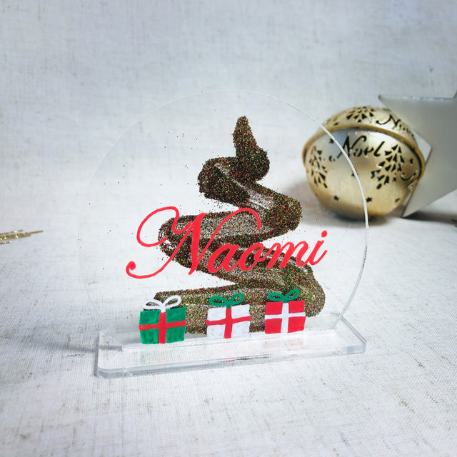 Aanpasbare acryl tafelkaart, rond