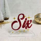 Aanpasbare acryl tafelkaart, ronde