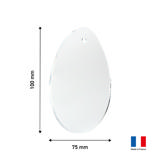 Aanpasbaar paasei van acryl