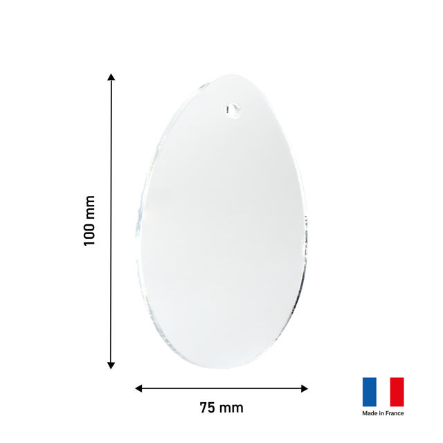 Aanpasbaar paasei van acryl