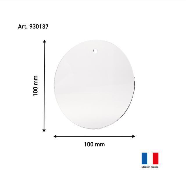 Aanpasbare acrylschijf S, 100 mm