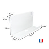 Hangend nachtkastje van acryl, klein