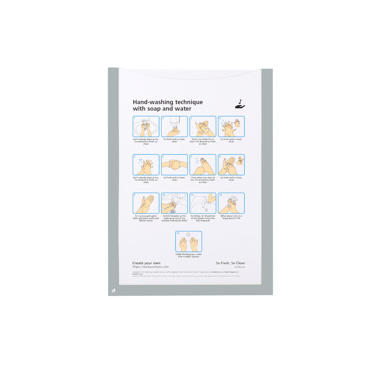 Magnetisch documentframe, A4