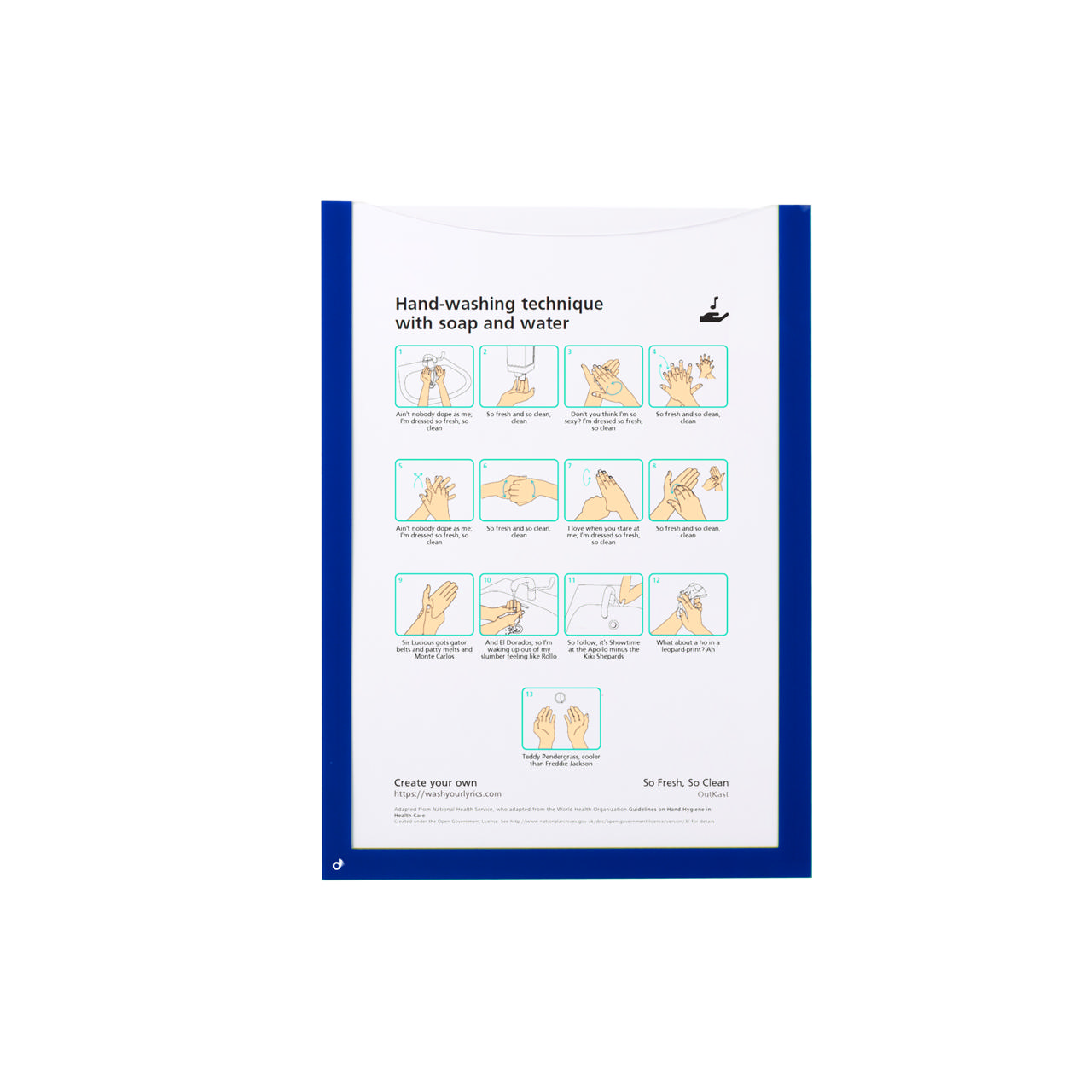 Magnetisch documentframe, A4